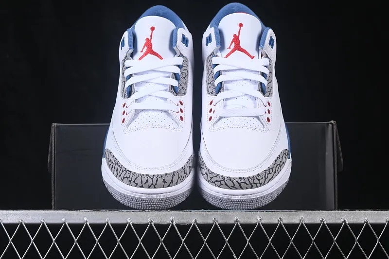 All categories Air Jordan Jordan series basketball shoes Air Jordan 3 foreign trade version Air Jordan 3 Retro "True Blue" AJ3 Joe 3 true blue color IF4396-104